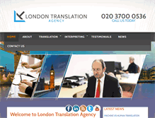 Tablet Screenshot of london-translation-agency.com